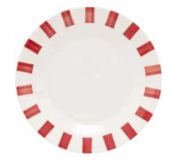 Lot de 6 assiettes dessert Cheri rouge D19xH1,8cm - Atmosphera Créateur d'intérieur