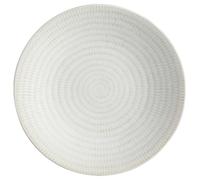 Lot de 6 Assiettes à Dessert Rice 21cm Blanc