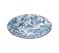 Lot de 6 Assiettes à Dessert Umami Feuille 19cm Bleu