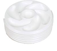 Lot De 6 Assiettes A Huitres 6 Compartiments +1 Pour Le Citron Fabrication Française Pour La Maison Le Restaurant Diamètre 20 Cm