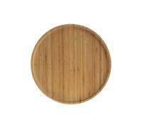 Lot de 6 Assiettes Bambou 26cm Naturel