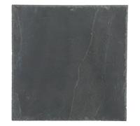 Lot de 6 Assiettes Carrées Ardoise 30cm Gris