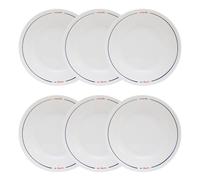 Lot de 6 assiettes creuses Fra ronde D.20cm bleu - Atmosphera Créateur d'intérieur