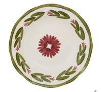 Lot de 6 assiettes creuses Mona ronde D.22,3cm vert - Atmosphera Créateur d'intérieur