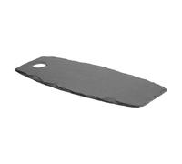 Lot de 6 Assiettes de Présentation Ardoise 44cm Noir