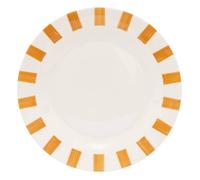 Lot de 6 assiettes dessert Cheri jaune D19xH1,8cm - Atmosphera Créateur d'intérieur