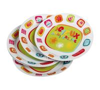 Lot de 6 Assiettes en Carton Anniversaire 23cm Blanc