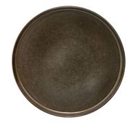 Lot de 6 assiettes plate Terre inconnue marron D26,7xH2,3cm - Atmosphera Créateur d'intérieur