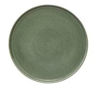 Lot de 6 assiettes plate Terre inconnue vert Kaki D26,7xH2,3cm - Atmosphera Créateur d'intérieur
