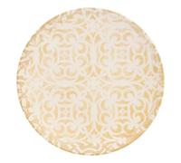 Lot de 6 Assiettes Plates Anna 25cm Crème
