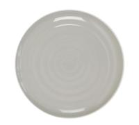 Lot de 6 Assiettes Plates Bicolore Mania 27cm Gris