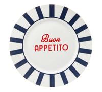 Lot de 6 assiettes plates Buon Appetito D27cm - Atmosphera Créateur d'intérieur