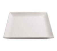 lot de 6 assiettes plates carrees clelia porcelaine l160 x lg160 mm G