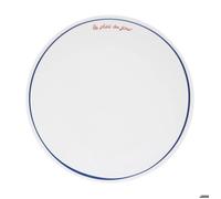 Lot de 6 assiettes plates Fra ronde D.27cm bleu - Atmosphera Créateur d'intérieur