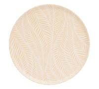 Lot de 6 Assiettes Plates Gina 28cm Crème