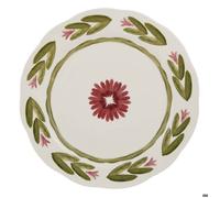 Lot de 6 assiettes plates Mona ronde D.27cm vert - Atmosphera Créateur d'intérieur