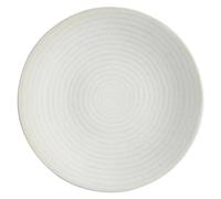 Lot de 6 Assiettes Plates Rice 27cm Blanc