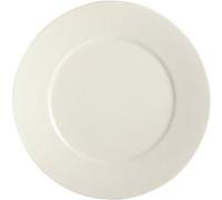 lot de 6 assiettes rondes embassy white c&s porcelaine ø310 x h25 mm. G