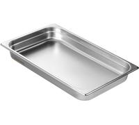 Lot de 6 bacs de cuisson pour table à vapeur de taille standard pour hôtels, en acier inoxydable, profondeur 2,5 pouces