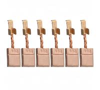 Lot de 6 balais de carbone CB440 de rechange pour perceuse Makita CB440 DTD146 DHP456 DHP458 DHP482 DTW251 BHP451 BHP452