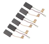 Lot de 6 balais de charbon 1617014135 pour marteau rotatif Bosch GBH5-40DE GSH5-CE GBH7-45DE Noir