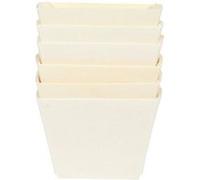 Lot de 6 Barquettes Carton Snacking 7cm Naturel G