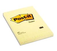 Post-it Notes 659 – Bloc repositionnable 102×152 mm jaune – 100 feuilles