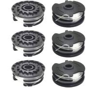 Lot de 6 bobines de fil de rechange pour coupe-bordure LIDL Parkside PRTA 20-Li A1, B2, C3, PRT 550 A1, A3, PRT 300 A1