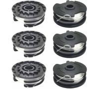 Lot de 6 bobines de fil de rechange pour coupe-bordure LIDL Parkside PRTA 20-Li A1, B2, C3, PRT 550 A1, A3, PRT 300 A1