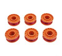 Lot de 6 bobines de fil de rechange pour débroussailleuse Worx GT WG150E WG151E WG155E WG163E WG169E