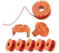Lot de 6 bobines de fil pour coupe-bordures WORX 20 V WG163E WG184E - Bobine de fil de rechange durable pour une meilleure vit[284]