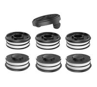 Lot de 6 bobines de Rechange pour Coupe-Bordure électrique ALDI Gardenline GLR 450 451 452 453 454 455 456 457 458 459 450