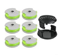 Lot de 6 bobines de rechange pour WA0014 avec 2 fils en nylon de 6,1 m et 0,2 cm compatibles avec WG168 WG184 WG190 WG191, accessoires de bordure en copolymère