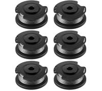 Lot de 6 bobines et fil de rechange pour débroussailleuse Bosch EasyGrassCut 18 23 26 18-230 18-260 18-26[603]