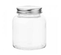 Lot de 6 bocaux 330 ml avec couvercle à vis hermétique