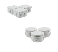 Lot de 6 boîtes de dérivation étanches IP55, entrée sans découpe - Zenitech