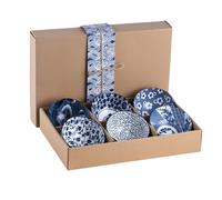 Lot de 6 bols à sauce en céramique de style japonais, bol à riz et dessert avec boîte cadeau, plats à sauce soja pour sushi, trempette, collation et huile, bols de service en porcelaine pour riz