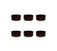 Lot de 6 Bols "Ysia" 14cm Marron