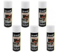 Lot De 6 Bombes De Peinture Professionnel Nespoli - Haute Température Blanc - 400ml
