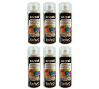 Lot De 6 Bombes De Peinture Professionnelle Nespoli Effet Brillant Vernis Transparent