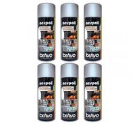 Lot De 6 Bombes De Peinture Professionnelle Nespoli - Haute Température Aluminium