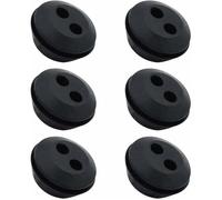 Lot de 6 Bouchon de Tuyau de Carburant Joint de Réservoir Caoutchouc 2 Trous Passe durite passe Durite Reservoir Debroussailleuse