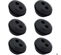 Lot de 6 Bouchon de Tuyau de Carburant Joint de Réservoir Caoutchouc 2 Trous Passe durite passe Durite Reservoir Debroussailleuse