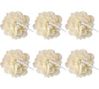 Lot de 6 bougies parfumées en forme de fleur - Fait à la main - Bougie décorative en cire de soja - Pour anniversaire, cadeau d'anniversaire (B)