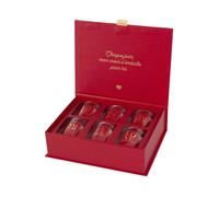 Lot de 6 Bougies - THE CONCEPT FACTORY - Parfumées - Rouges
