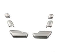 Lot de 6 boutons de réglage chromés pour Mercedes Benz W212 W204 Ml W166 Glk X204 Cla W117 Cls W218 B W246 Gl X166 années modèles 2008 à 2015 Argent Plastique