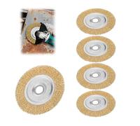 Lot de 6 brosses à joints métalliques compatibles avec G-loria Multibrush Ø 11,5 cm Accessoires Weedbrush Brosse à joints en fil d'acier pour nettoyage des sols, mousse, saleté et mauvaises herbes