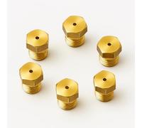 Lot de 6 buses GPL pour plaques de cuisson 2 x 50, 2 x 65, 2 x 87 cm - Rouleau de ruban de gaz PTFE inclus