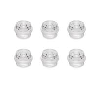 Lot de 6 butées de porte cylindriques adhésives -fixation au sol EMUCA
