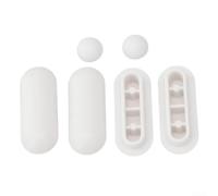 Lot de 6 butées de siège de toilette en polyéthylène basse densité EVA | Ensemble de pare-chocs en polyéthylène basse densité EVA pour toilettes Bumpers de couvercle de toilette Kits de réparation